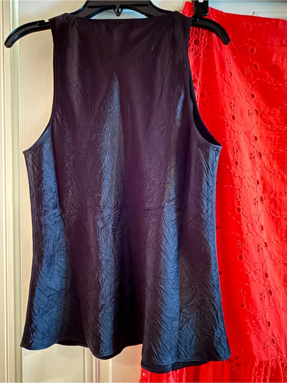 J. Crew Black Silk Textured Camisole Tank size XS